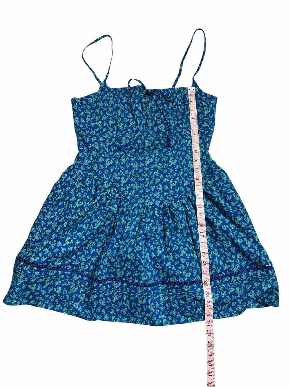 NWT Roller Rabbit X Target Blue Lobster Print Mini Dress Size Medium - Picture 11 of 13